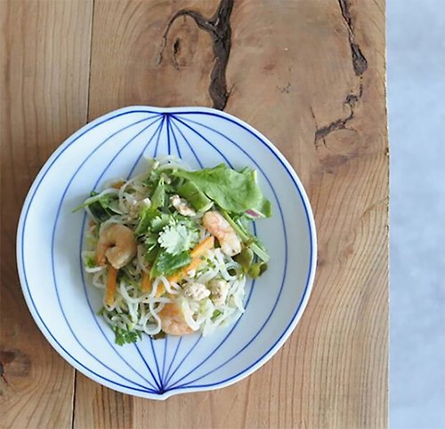東京食器 - 讓你的料理變漂亮 葉片淺盤 (21cm) /真窯/沙拉盤