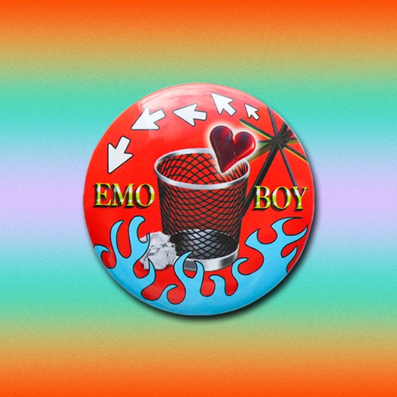 Emo Boy | Badge - เข็มกลัด - โลหะ หลากหลายสี