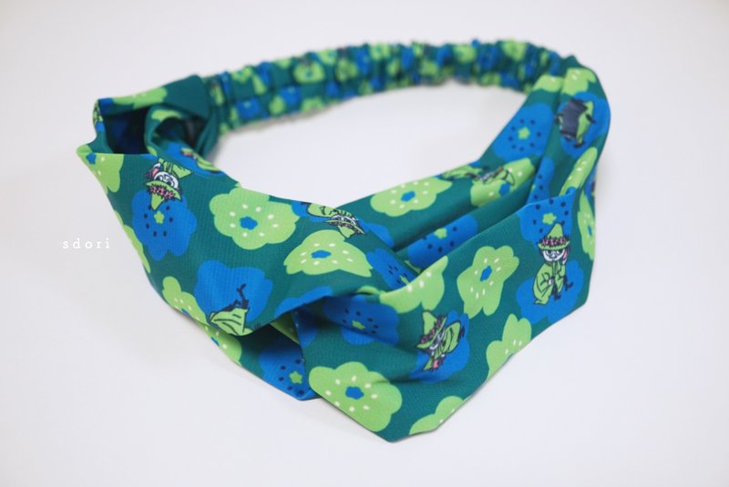 【Pinkoi x Moomin x SOU・SOU】Head Band - Snufkin - Headbands - Thread 