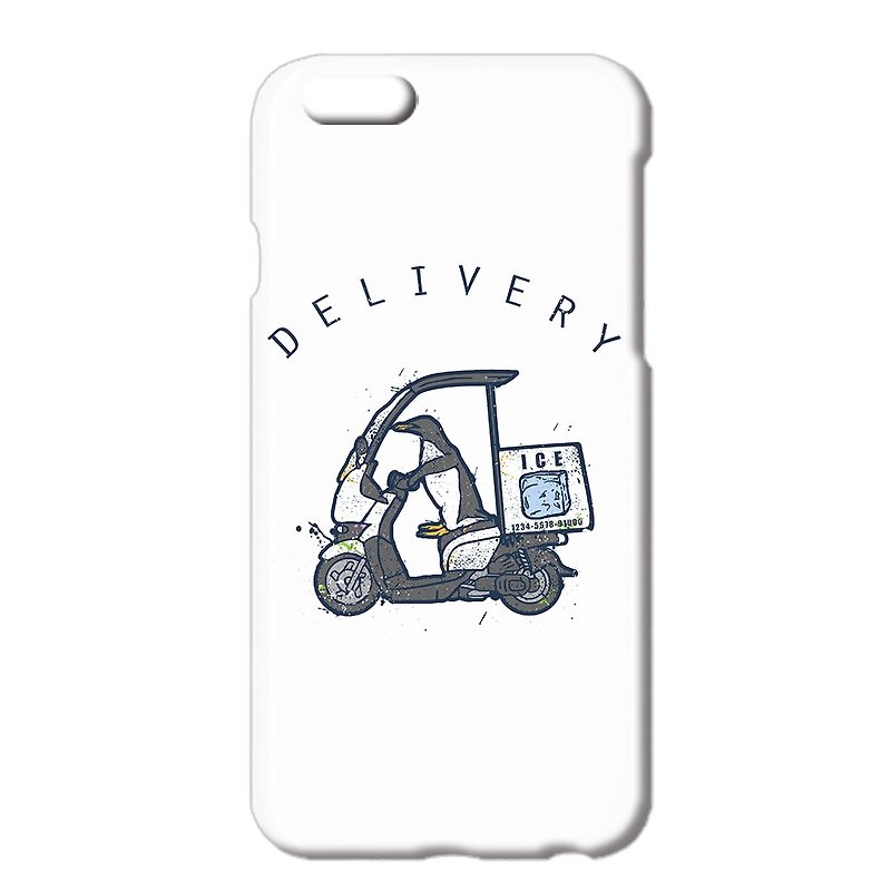 iPhone Case / Delivery Penguin - เคส/ซองมือถือ - พลาสติก ขาว