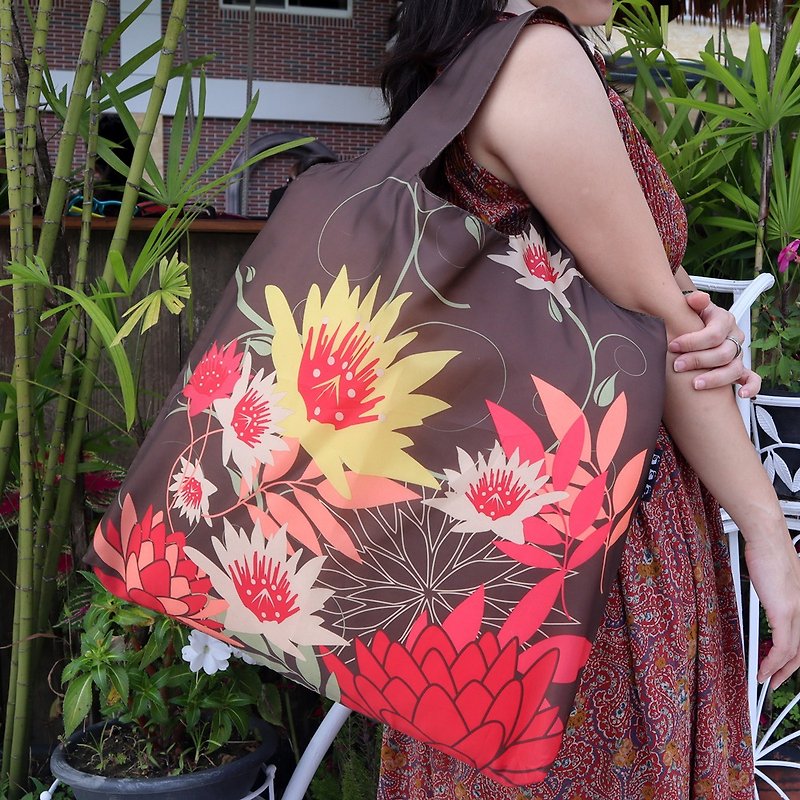 ENVIROSAX Australian Reusable Shopping Bag-Bloom Sunflower - Messenger Bags & Sling Bags - Polyester Multicolor