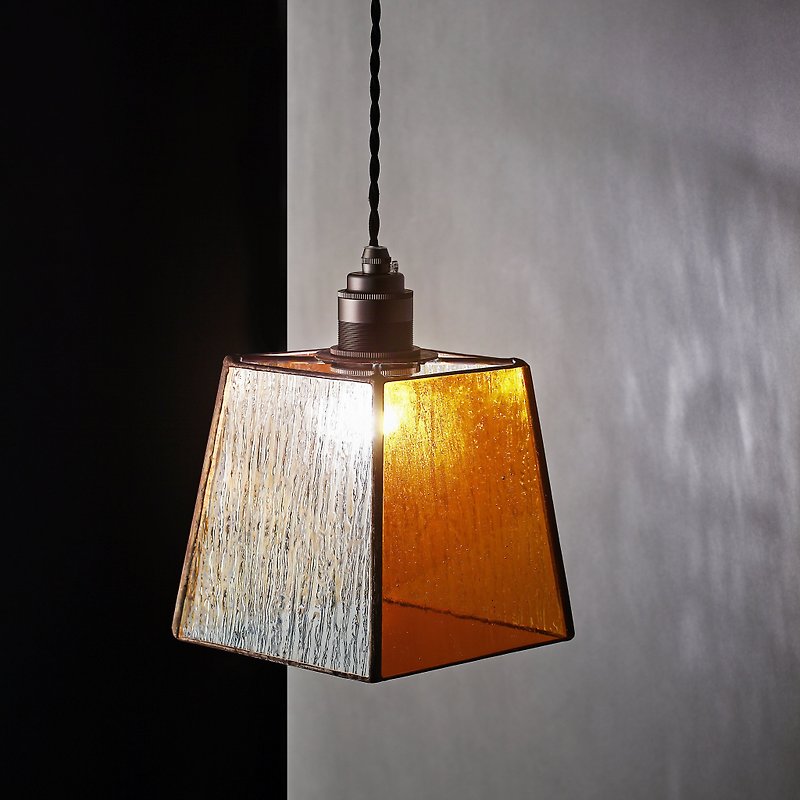 【Dust Year Old Decorations】Retro Glass Chandelier PL-504 - Lighting - Glass Brown