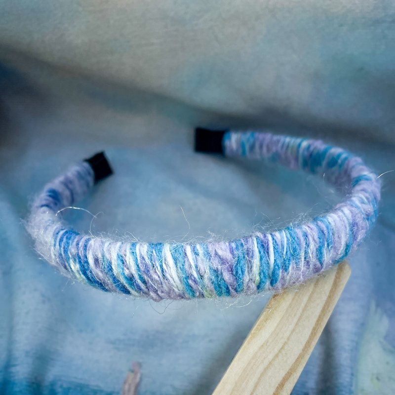 手工塑形減壓髮箍-Cheryl - 髮夾/髮圈 - 羊毛 