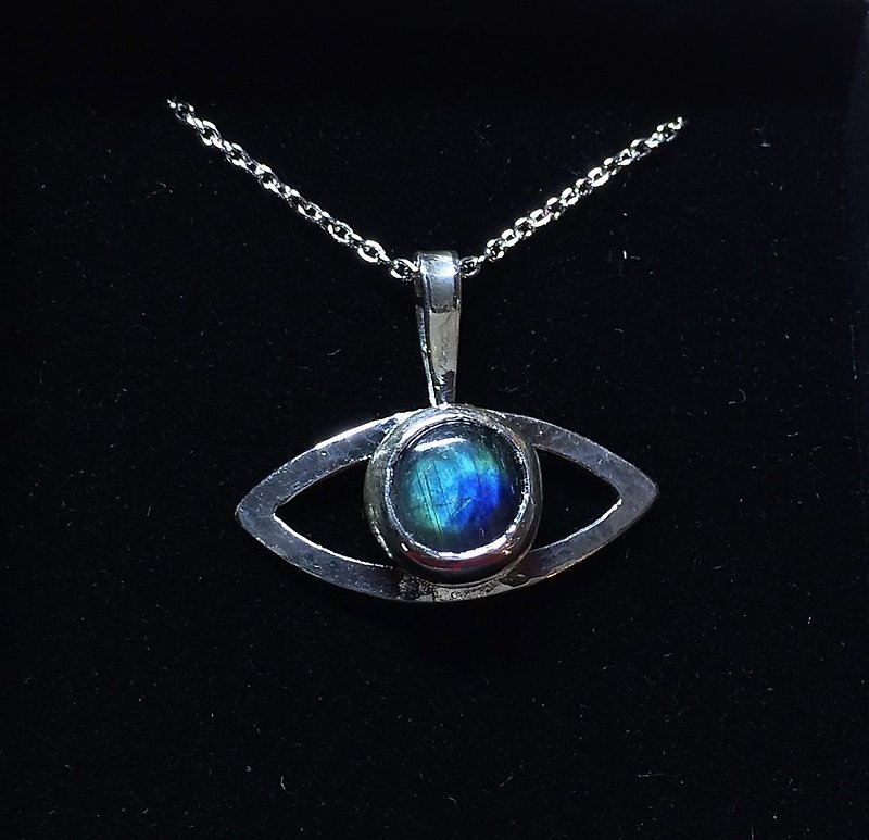 Finland's jewelry ◇ Spectral light ◇ Remove the evil eye SV pendant - สร้อยคอ - เครื่องเพชรพลอย 