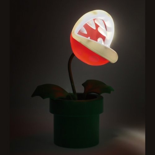 遊戲家 Gameshop 【Paladone】任天堂瑪利歐迷你食人花造型燈-21CM版