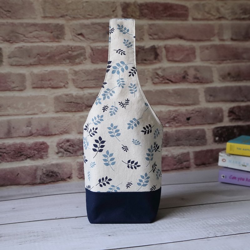 純棉布料 // 手工限量 // 飲料袋 / No. 54 - 飲料提袋/杯套 - 棉．麻 