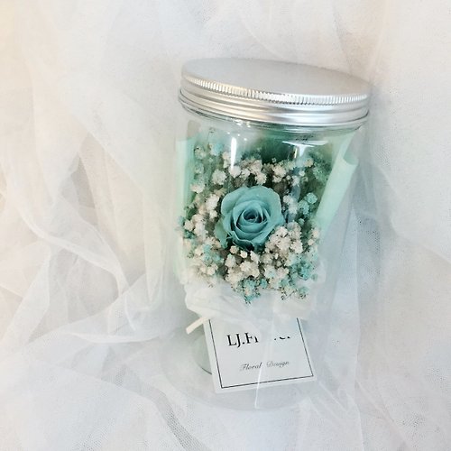 Le Jardin 詩意花園 Tiffany香水花束系列-永恆的愛戀 遇見幸福 永生玫瑰小花罐