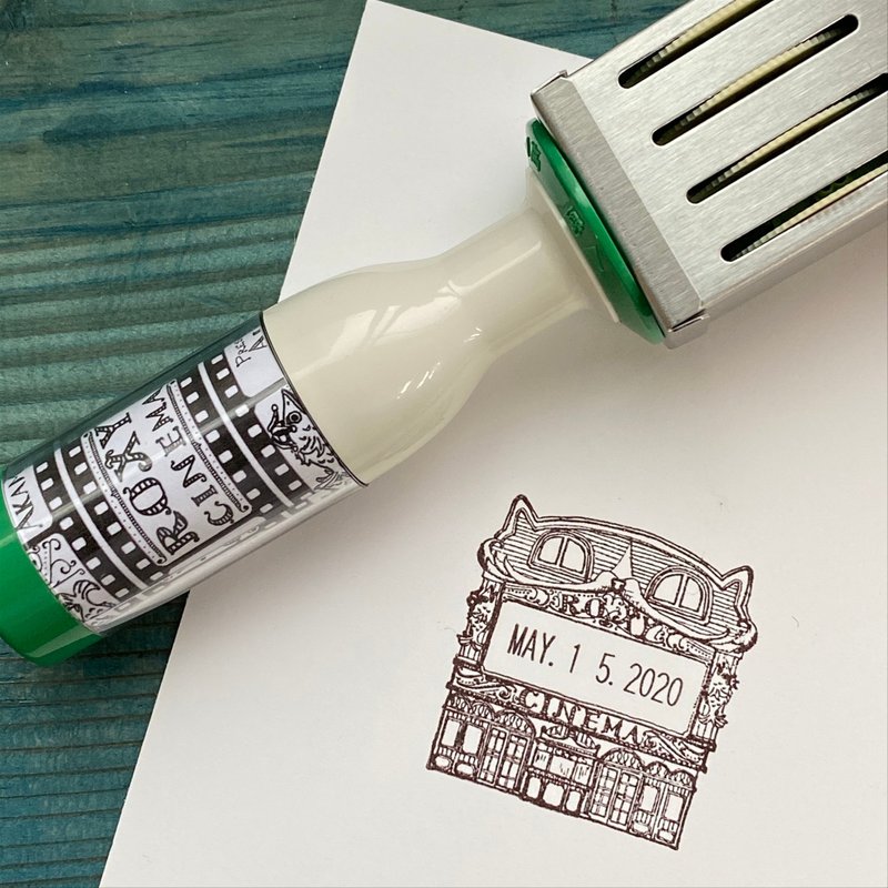 日付回転印　シネマロキシー - 印章/印台 - 橡膠 