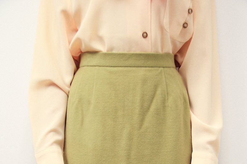 ... {acorn girl :: ancient and white skirt} sprout yellow elegant elegant dress - Skirts - Paper Green