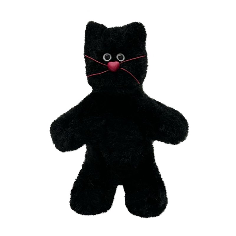 Big Black Cat keyring - ที่ห้อยกุญแจ - อะคริลิค สีเทา