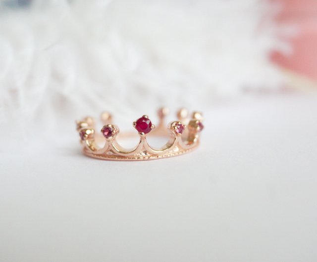 Ruby deals crown ring