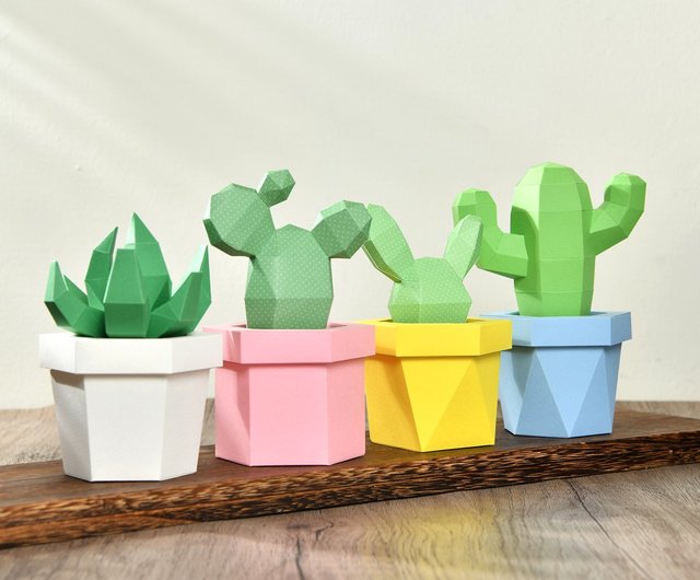 OTKO Wood & Craft Do-It-Yourself Three-Dimensional Art Succulents™ Kit