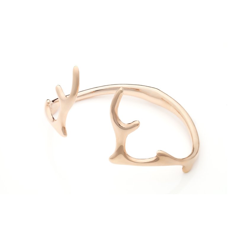 Antlers bangle golden - Bracelets - Precious Metals 