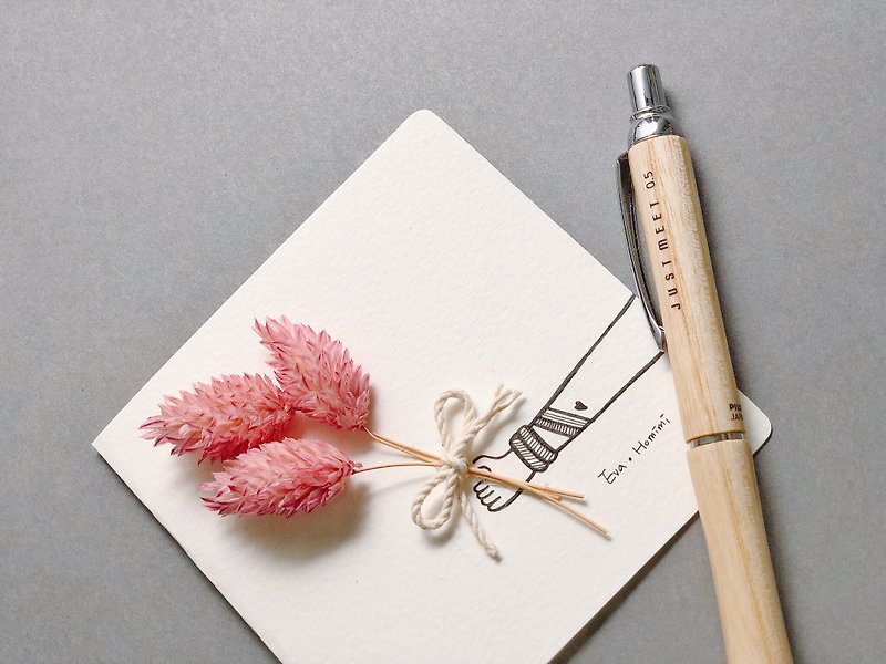Illustration dry flower card-customized - Cards & Postcards - Paper Transparent