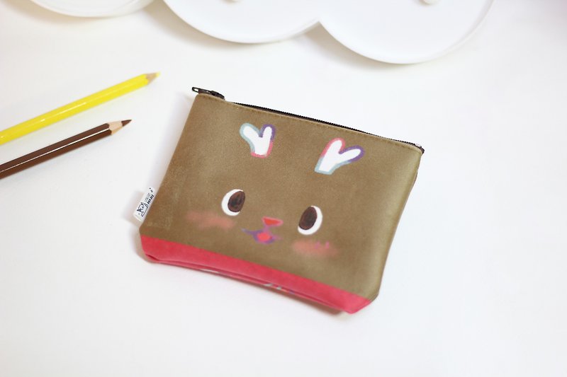 Suede coin purse, small card bag, zipper, sundries, small bag, a total of four styles