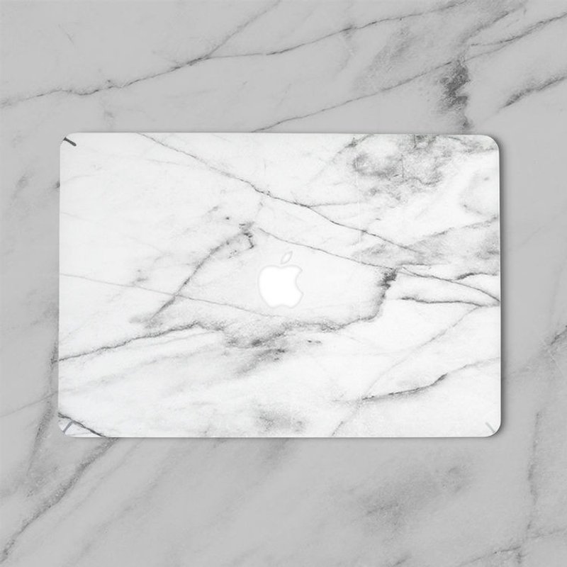 香港品牌 Sell Good 原創大理石紋理 MacBook 貼膜 保護貼 - 簡約 - 平板/電腦保護殼/保護貼 - 其他材質 白色