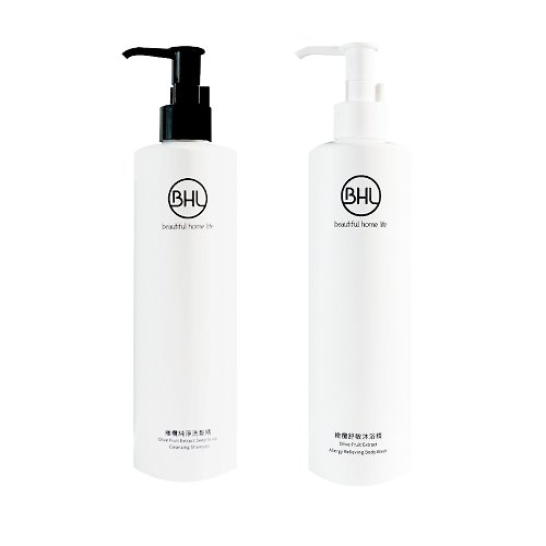 OBHL - 極簡保養 橄欖洗髮沐浴組--橄欖純淨洗髮精 + 橄欖舒敏沐浴精 (350ml)