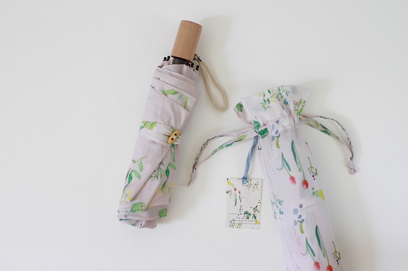 折りたたみ傘とカレンダーグループ - 春雨コレクション - 花 - カレンダー - 紙 
