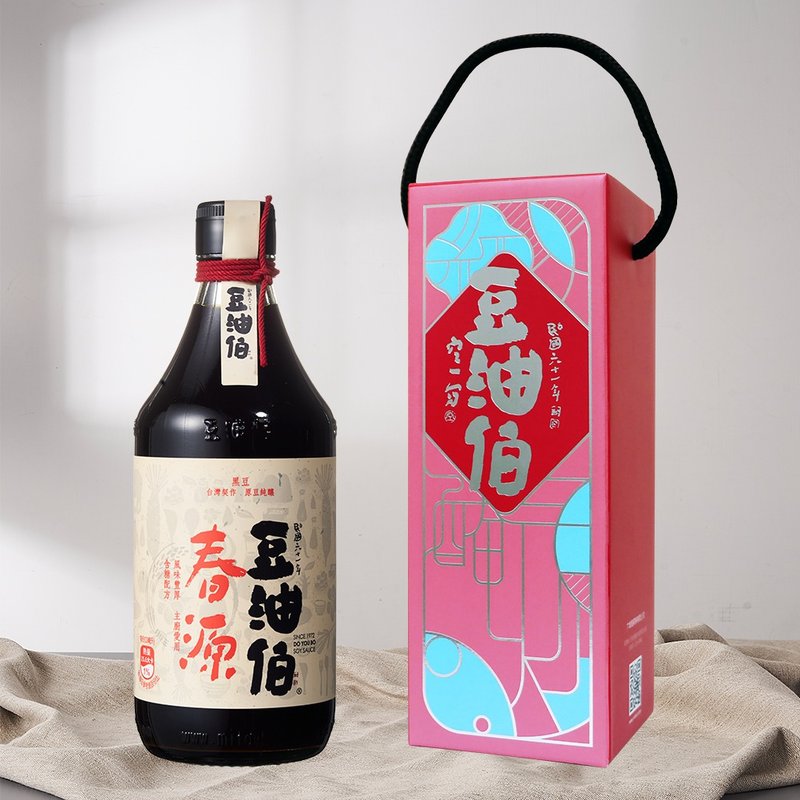 [Soybean Oil Bo] Chunyuan Brewed Soy Sauce 500ml (Black Bean Soy Sauce/Gift Box) - เครื่องปรุงรส - งานปัก 