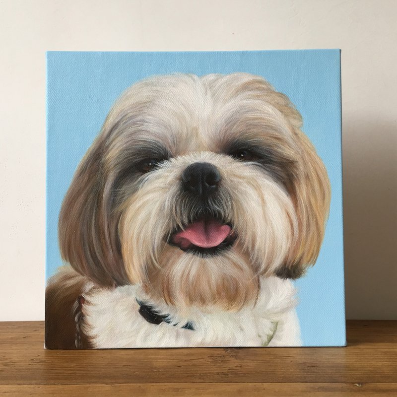 Customized Dog Portrait Oil Painting, Pet Cat Portrait Oil Painting, Personal Ex - ภาพวาดบุคคล - ผ้าฝ้าย/ผ้าลินิน สีใส