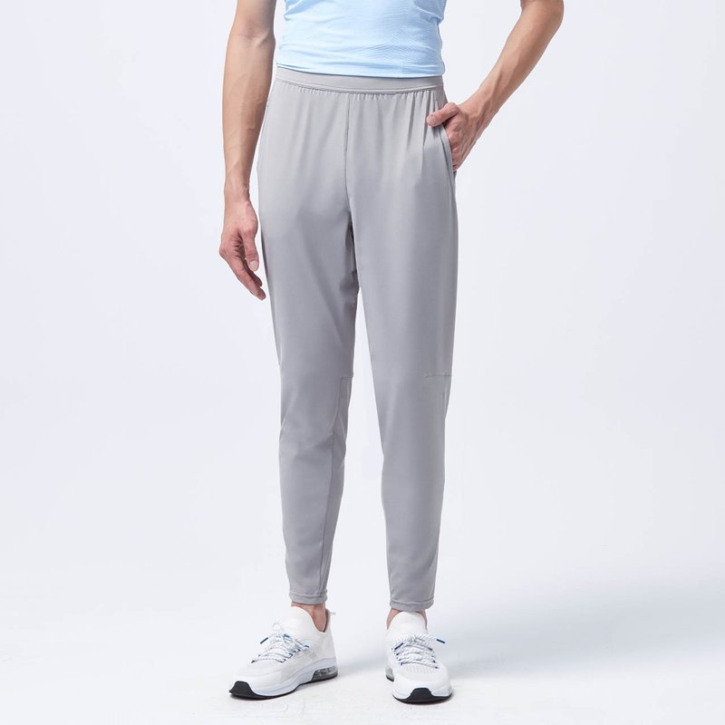 ULTRACOOL-涼感修身速乾窄管褲-格里芬灰 - 男長褲/休閒褲 - 尼龍 灰色