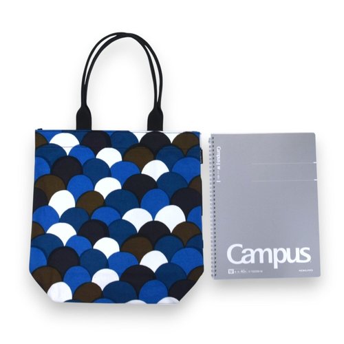 Fuwa Market 京都 豎型手提袋 帆布 棉 可愛 時尚 和風圖案 手提袋 wafu bag