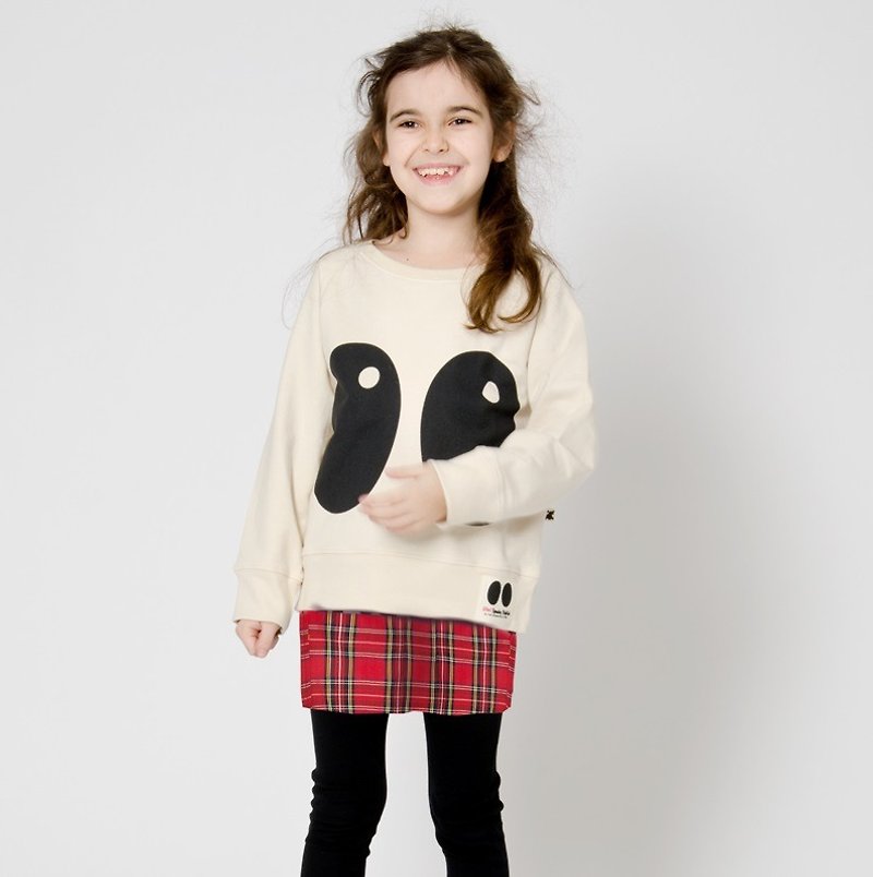 [北欧の子供服]スウェーデンのオーガニックコットンブリティッシュスカート1〜10歳 - スカート - コットン・麻 レッド