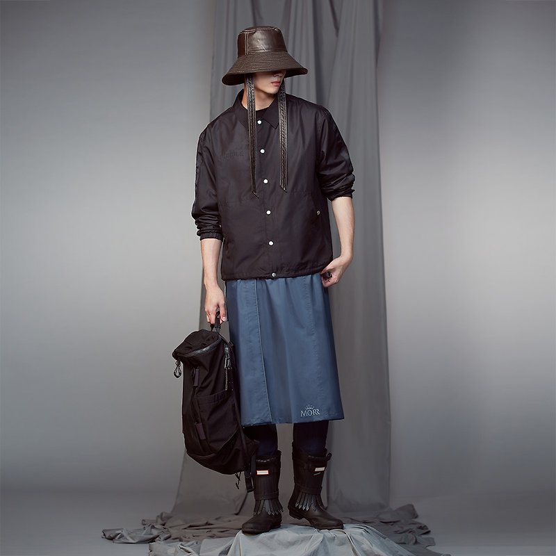 RainSkirt One-piece Skirt Lightweight Version_Misty Blue - Umbrellas & Rain Gear - Waterproof Material Blue