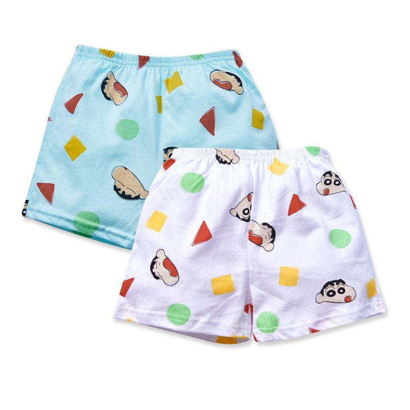 [ONEDER] Crayon Shin-Chan two-entry boy boxer pants Taiwan-made children's underwear - Men's Underwear - Cotton & Hemp 