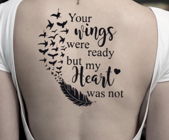 Tattoo uploaded by Ivan Leone  Your wings were ready but my heart was  not My grandads dead due to pandemic I will never forget em Many thanks  to Porca Loca Tattoo