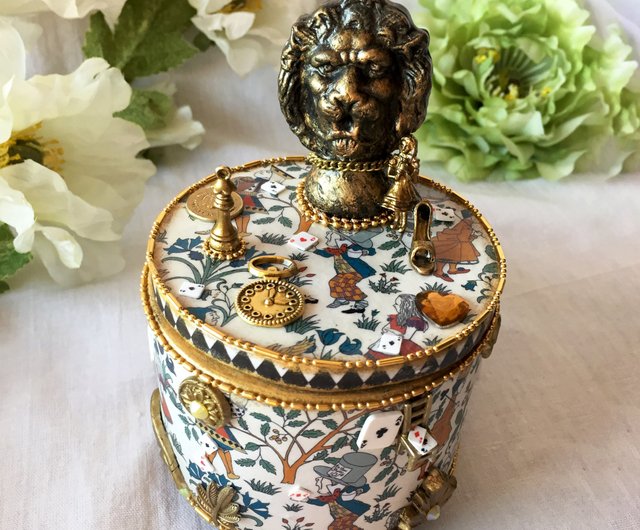 アンティーク 不思議の国のアリス ジュエリーボックス 3体セット 再販4