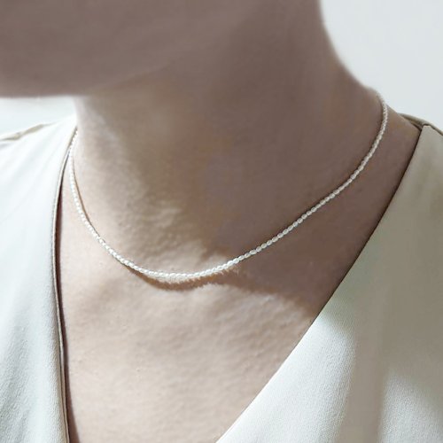 Lux Jewelry 天然石/手作輕珠寶 14KGF 溫柔誘惑 極細珍珠項鍊