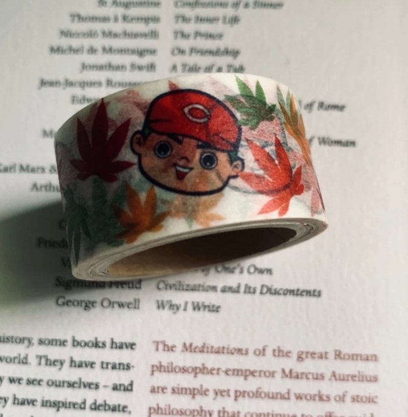 Hiroshima Toyo Carp Japan-made limited edition design paper tape - น้ำหมึก - สี 