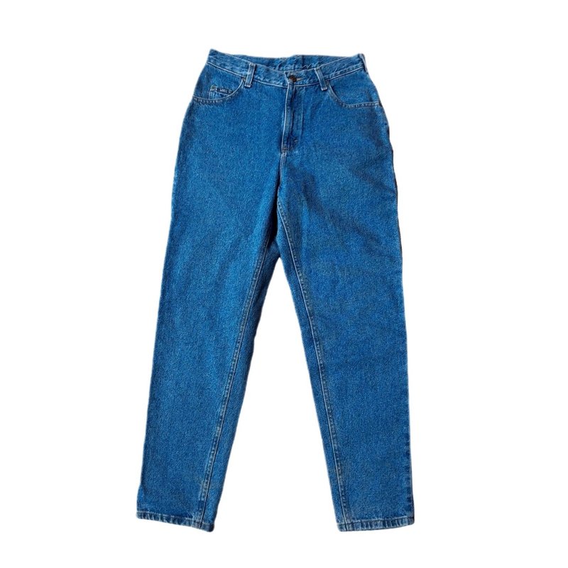 90s Vintage Lee classic tapered denim pants - Women's Pants - Cotton & Hemp Blue