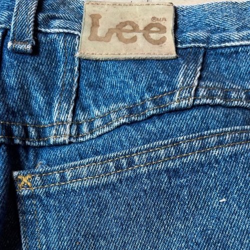 Lee デニムワイドパンツ　バギーパンツ　vintage denim 90s Lee ジーンズ デニム デニムパンツ BABE ストレッチ/ローライズ
