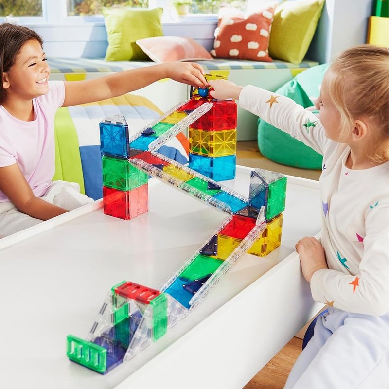Magna-Tiles Combo 磁力積木-滾滾樂90片豪華組(磁力片 玩具) - 寶寶/兒童玩具/玩偶 - 其他材質 