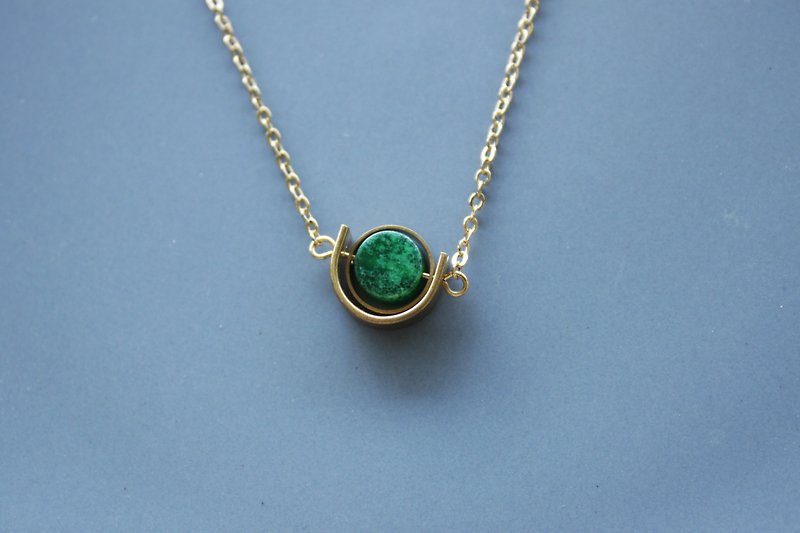 | Rotation | Necklace - Green - Necklaces - Other Metals Green
