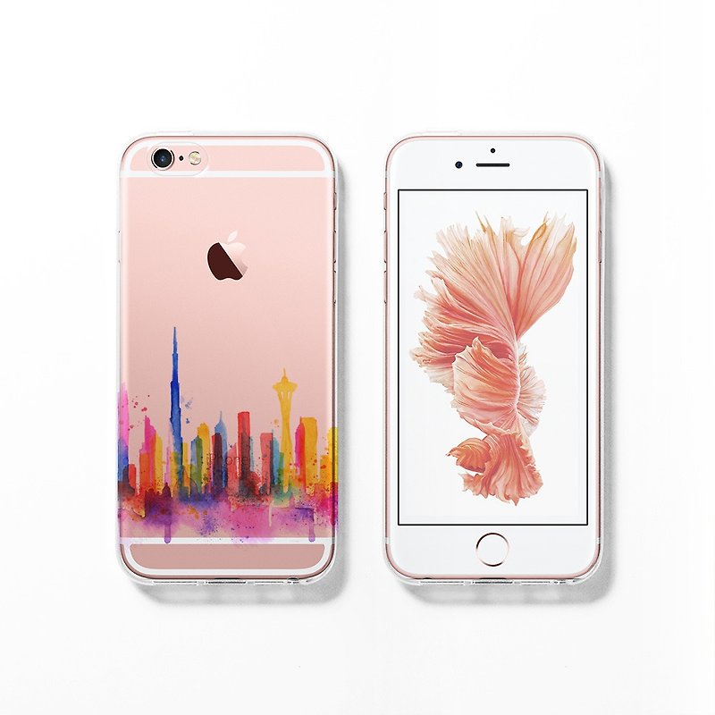 iPhone 7 手機殼, iPhone 7 Plus 透明手機套, Decouart 原創設計師品牌 C118 Dubai - 手機殼/手機套 - 塑膠 多色