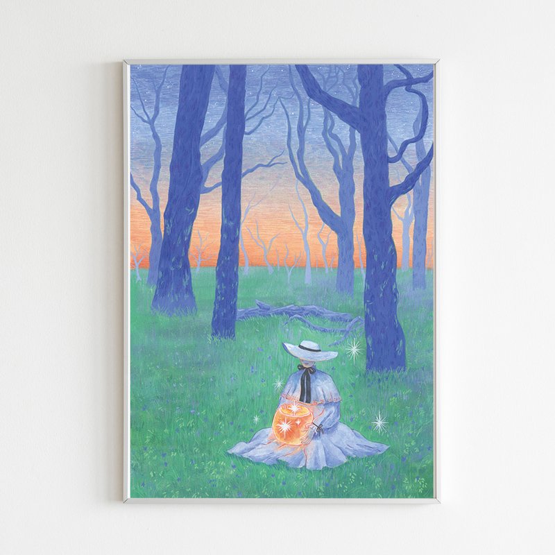 ポスター (A3) - The star catcher 02. - ポスター・絵 - 紙 多色