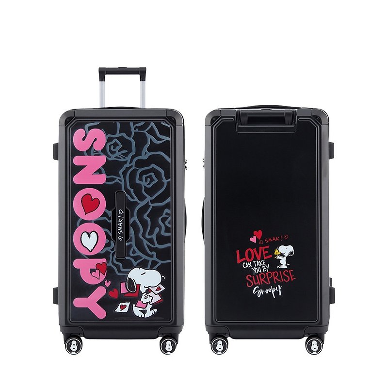[SNOOPY] 28-inch LOVE suitcase (multiple colors to choose from) - Luggage & Luggage Covers - Plastic Multicolor