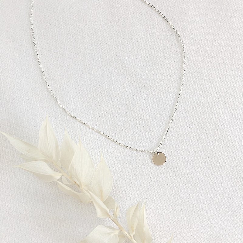 Minimalist Planet Clavicle Chain S925 Sterling Silver Necklace Anti-allergy - สร้อยคอทรง Collar - เงินแท้ สีเงิน