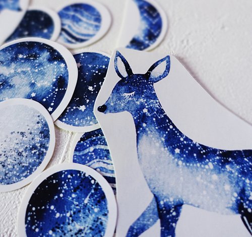 Planet Fawn Sticker Set