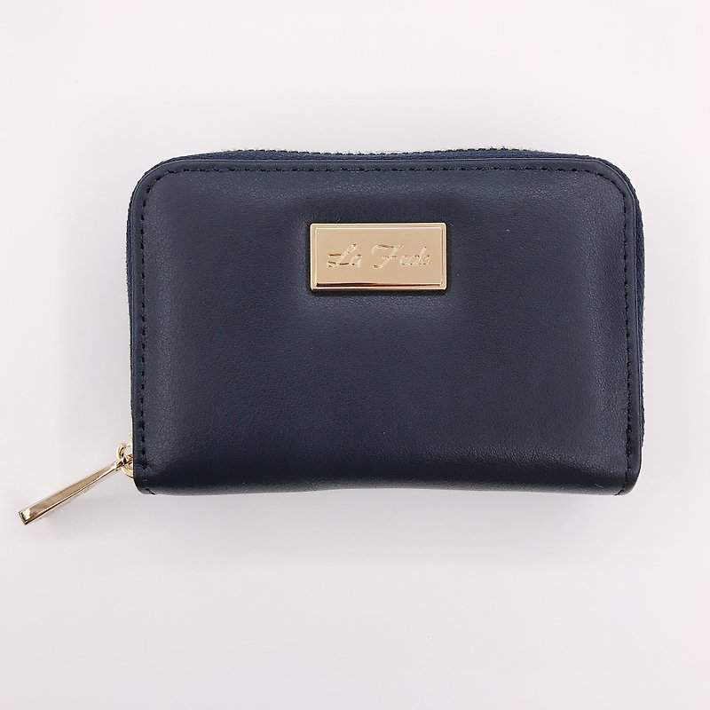 [La Fede] RFID anti-theft calfskin coin purse - Wallets - Genuine Leather Multicolor