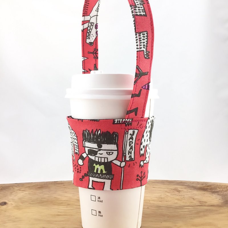 Monster Ring—Environmental Protection Beverage Strap—Fixed Straw - Beverage Holders & Bags - Cotton & Hemp 