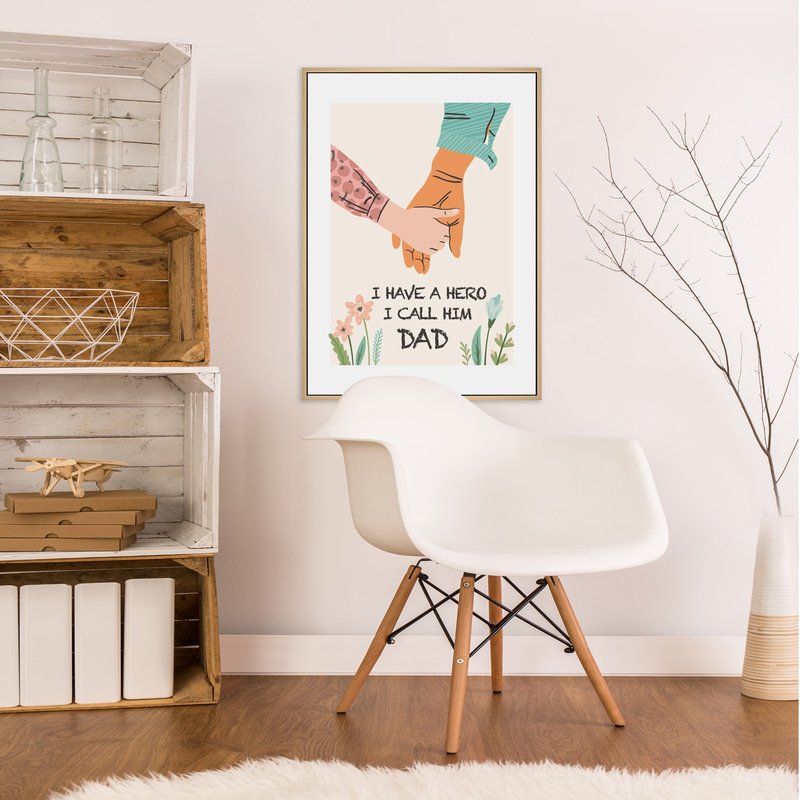 MY HERO - Family Style Wall Art,  Home Decor, Room Painting - โปสเตอร์ - วัสดุอื่นๆ หลากหลายสี