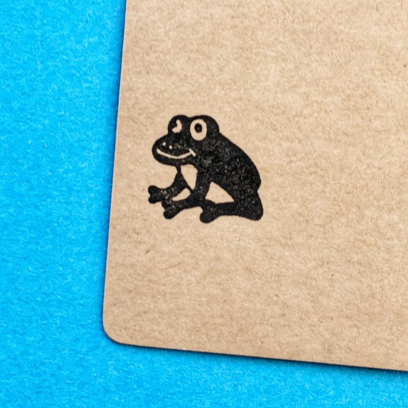 Frog・ rubber stamp・ 20mm series - ตราปั๊ม/สแตมป์/หมึก - ยาง ขาว