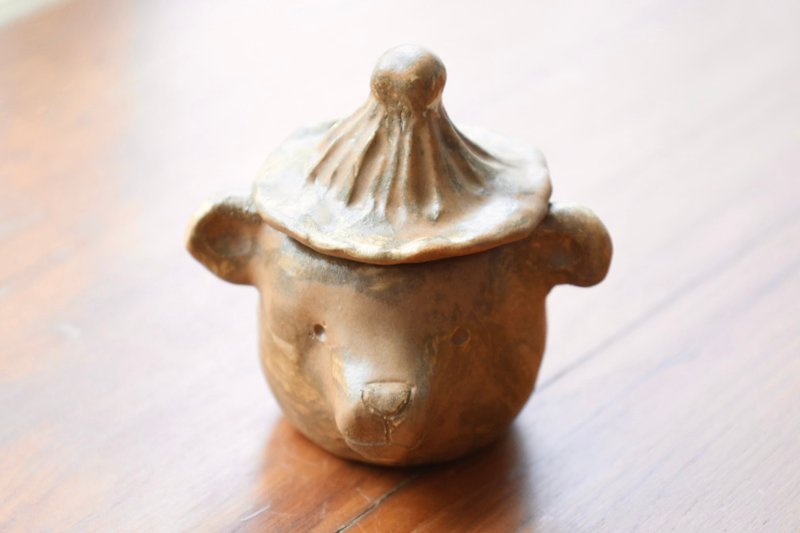 Folded Lake Bowl with Deep Blue Glaze - Storage - Pottery Brown