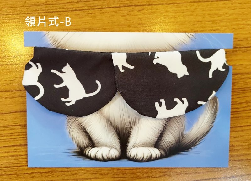 3貓小舖獨家設計貓咪圖案項圈-領片款B - 項圈/牽繩 - 聚酯纖維 