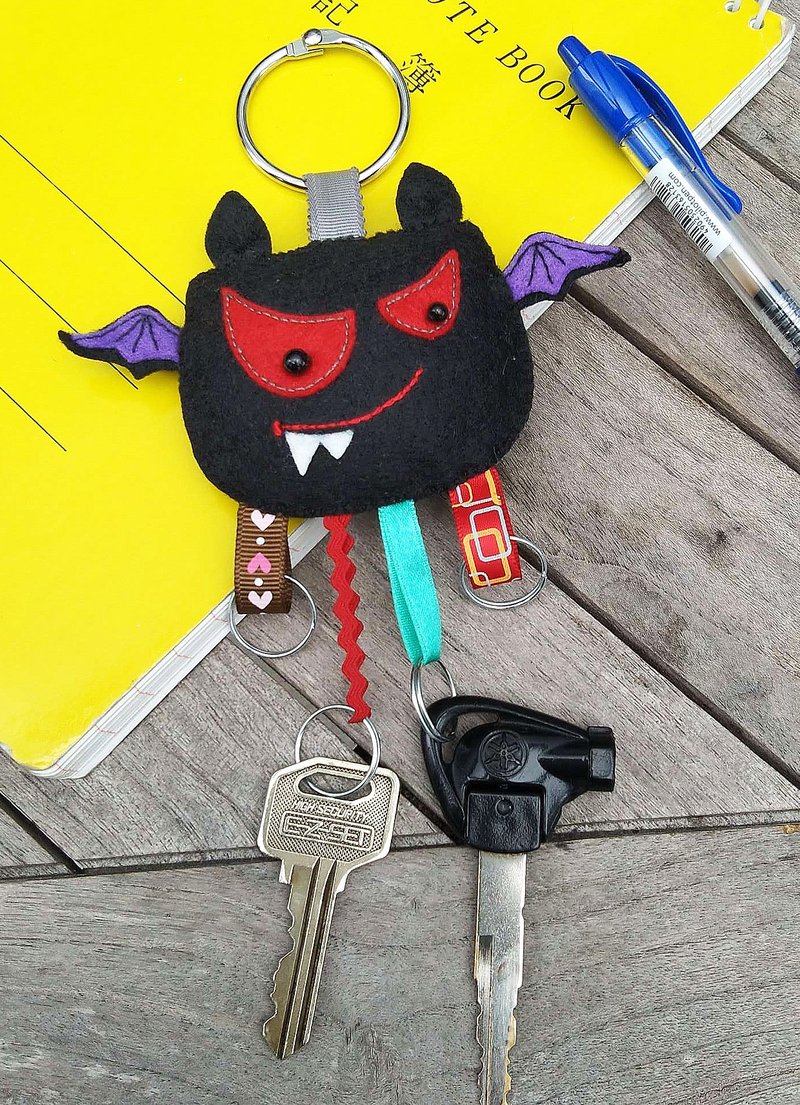 Key Holder - Evil Bat - ที่ห้อยกุญแจ - ไฟเบอร์อื่นๆ สีดำ