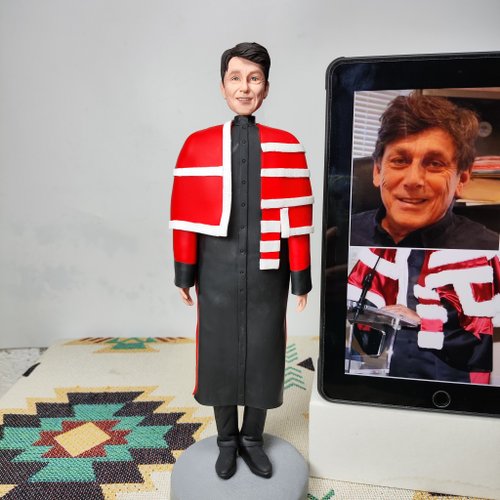 uDesign優湛 客製化人物公仔 人偶 3D人像畫 似顏繪 定製 生日 牧師 紀念 禮物